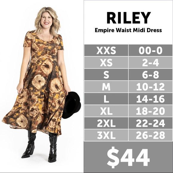 Lularoe Riley dress - Picture 5 of 5